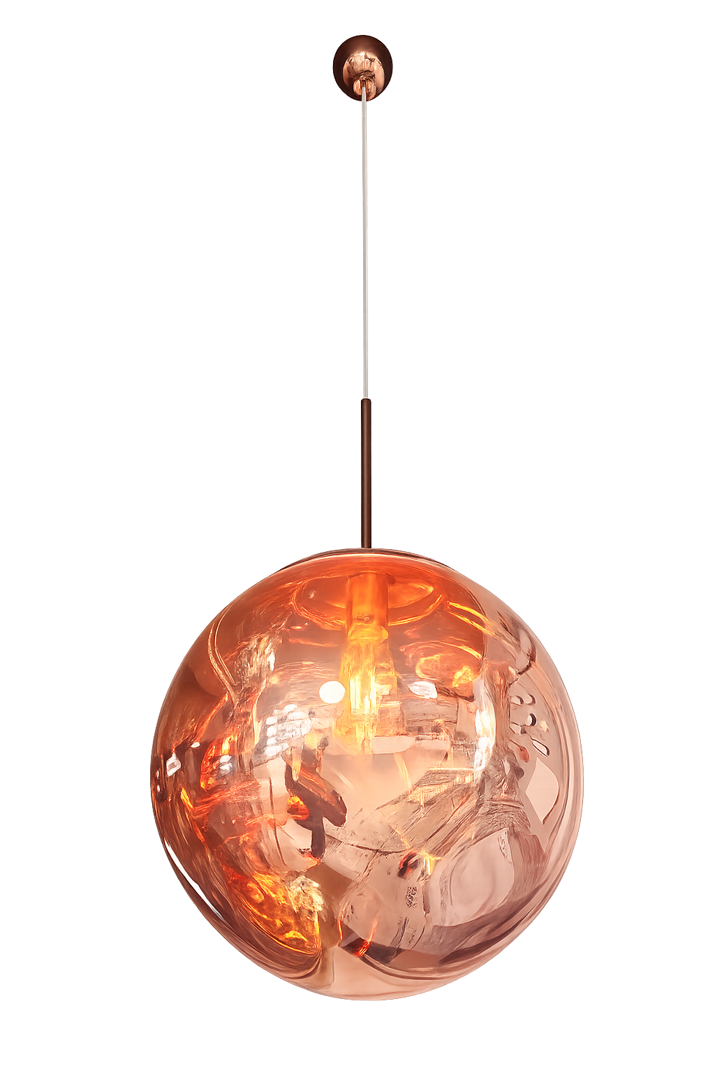 熔岩吊燈-玫瑰金